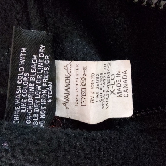 Avalanche Fleece Hoddie Jacket Women's Size XLg - Picture 7 of 7